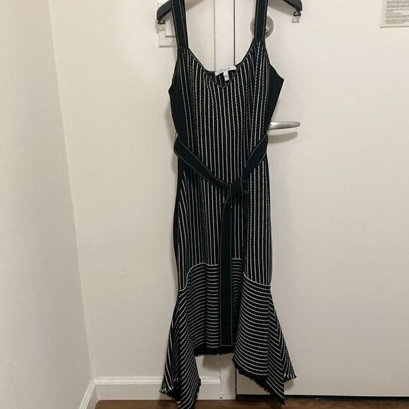 Derek Lam 10 Crosby Striped Cami Dress with Tie Belt. Size 10. - Picture 5 of 8